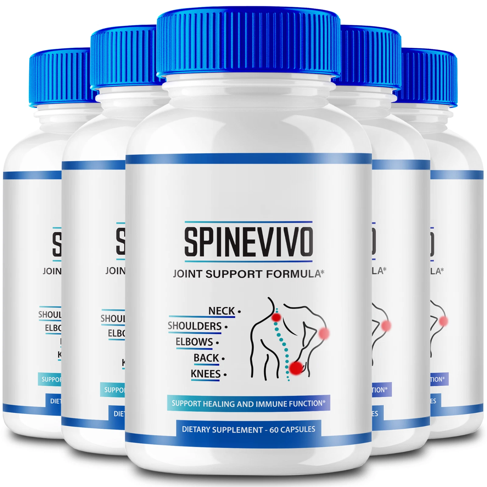 (5 Pack) SpineVivo Joint Support Pills for Advanced Mobility and Comfort