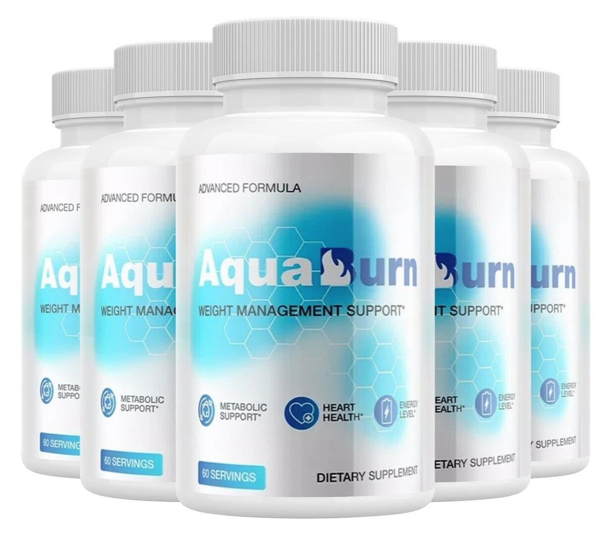 (5 Pack) Aqua Burn Keto Capsules - AquaBurn Weight Loss Keto Pills, All Natural