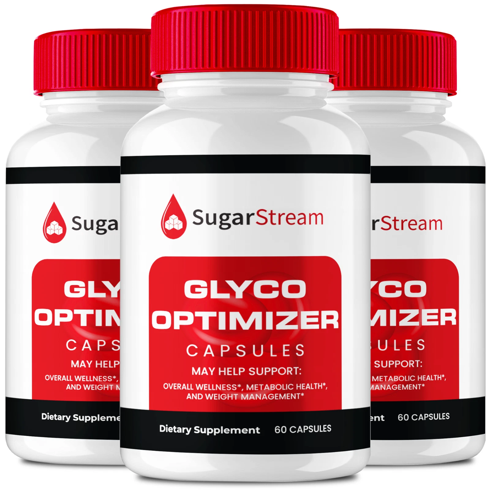 Sugar Stream Glyco Optimizer Capsules SugarStream Pills (180 Capsules)
