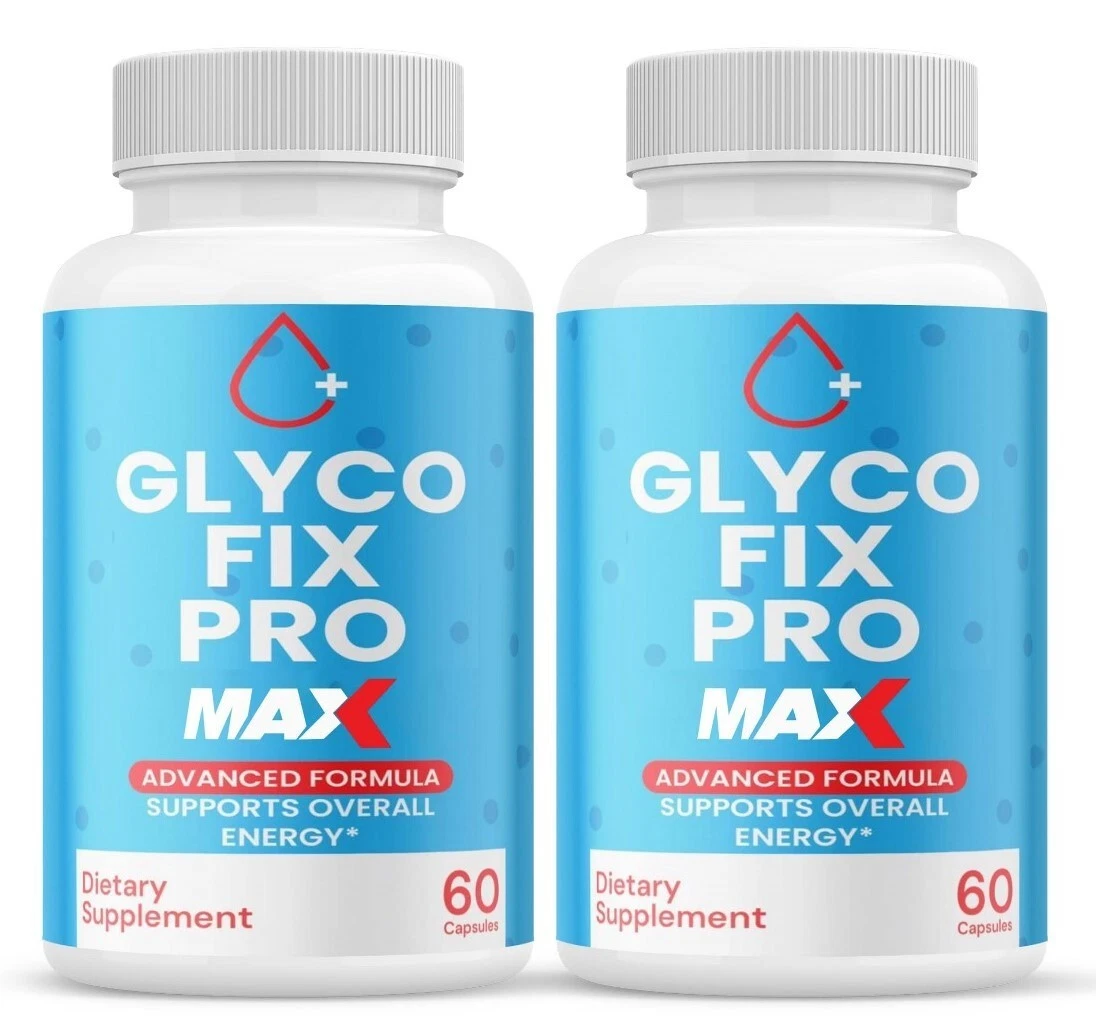 (2 Pack)Glyco Fix Pro MAX Blood Support Capsules to Maintain Blood Levels