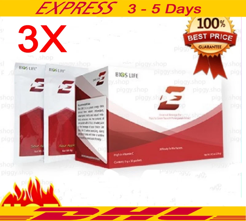 3X Unicity Bios Life E Smart Energy Weight Management Fat Burner Food Supplement