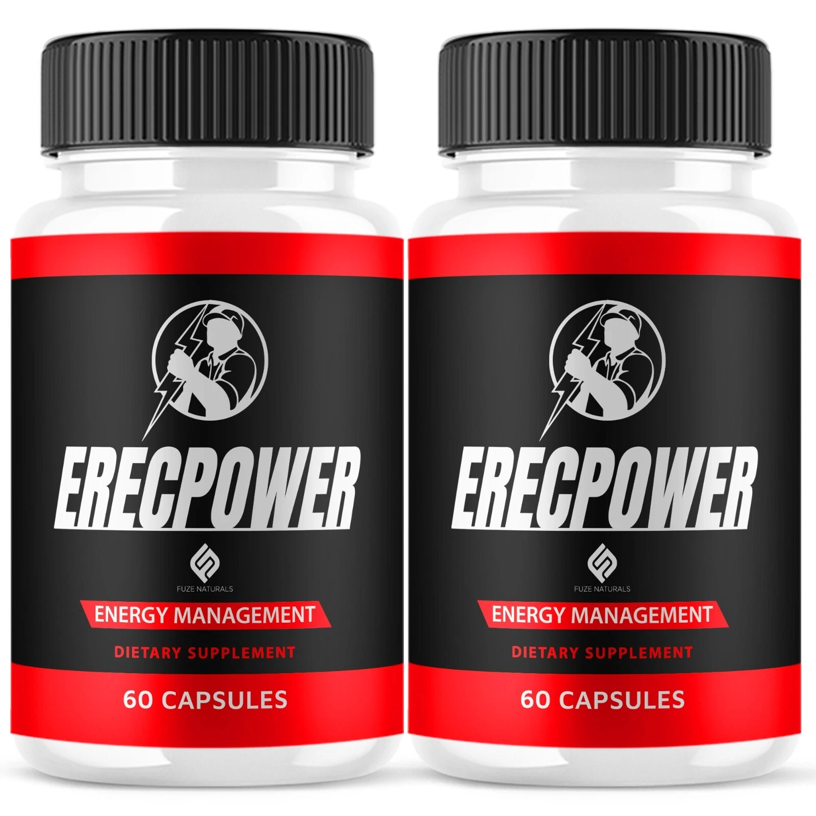 (2 Pack) Erecpower Pills, Erecpower Capsules Maximum Strength (120 Capsules)