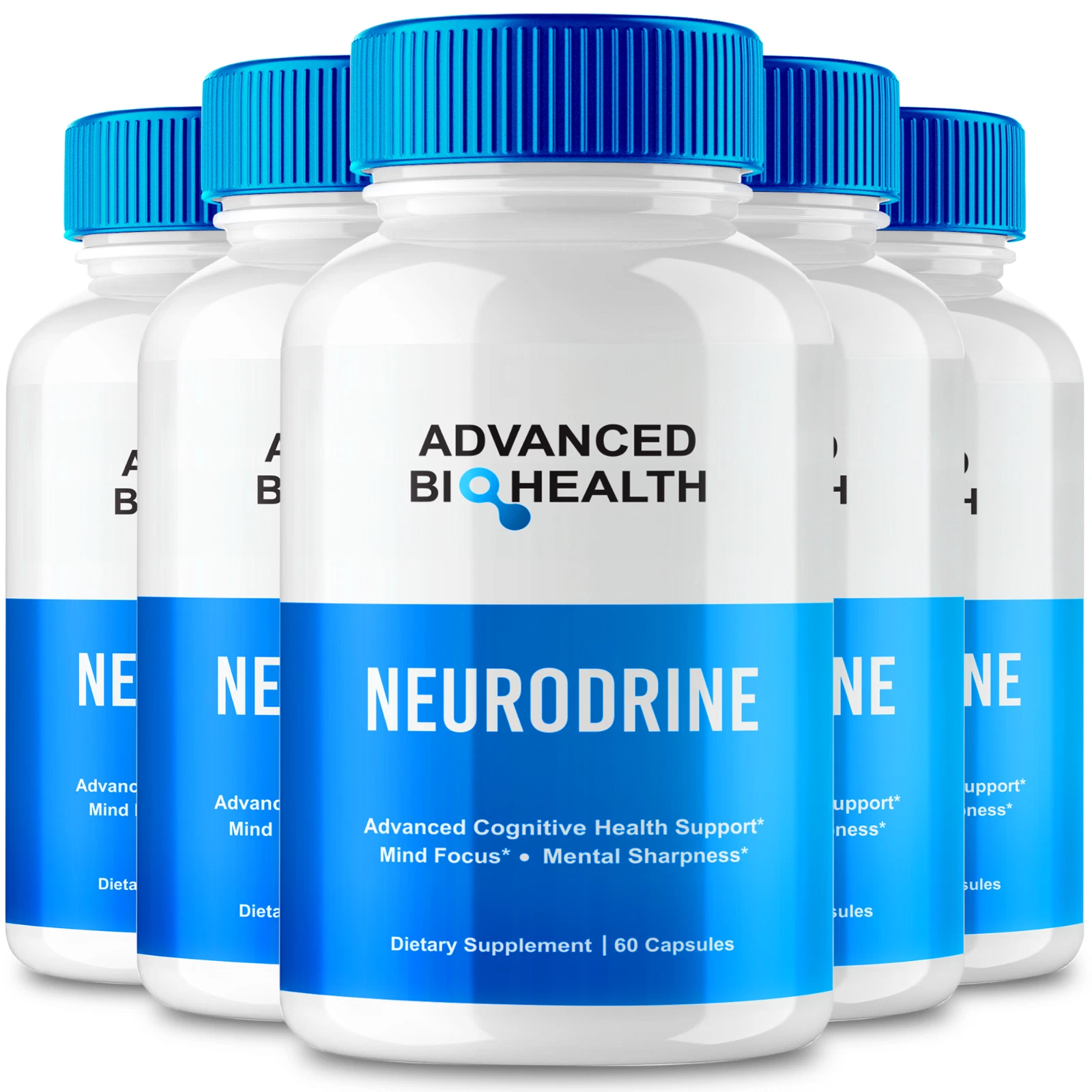 (5 Pack) Neurodrine Brain Capsules Neuro Drine Brain Health Pills (300 Capsules)