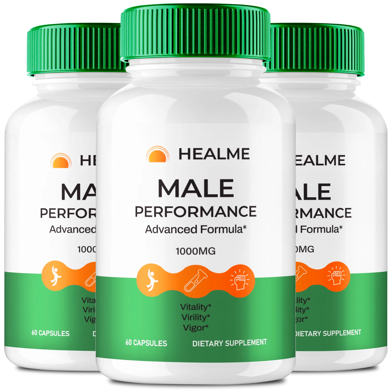 (3 Pack) Heal Me Men Capsules, HealMe Men Health Support Supplement Pills