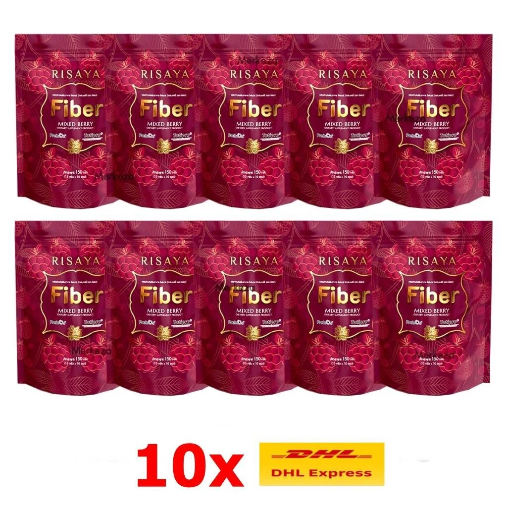 10x Risaya Fiber Mixed Berry Dietary supplement health control weight reduce fat