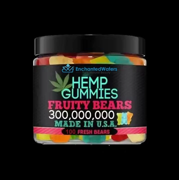 Premium Hemp-Oil Gummies -Vegan, Delicious- Calm, Anxiety, Stress - Made in USA