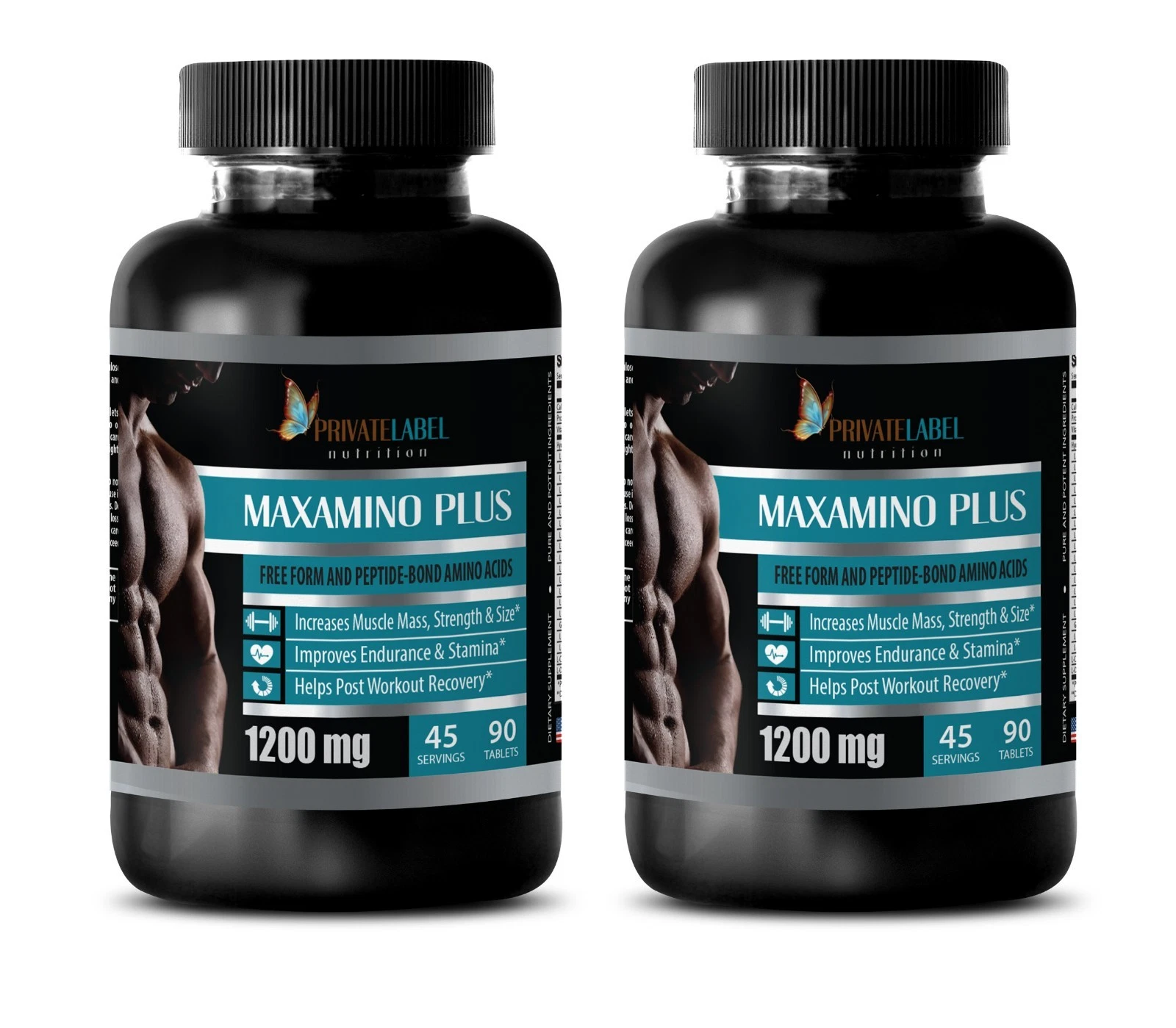 amino build - MAXAMINO PLUS COMPLEX - amino acids complex -2 Bottles 180 Tablets