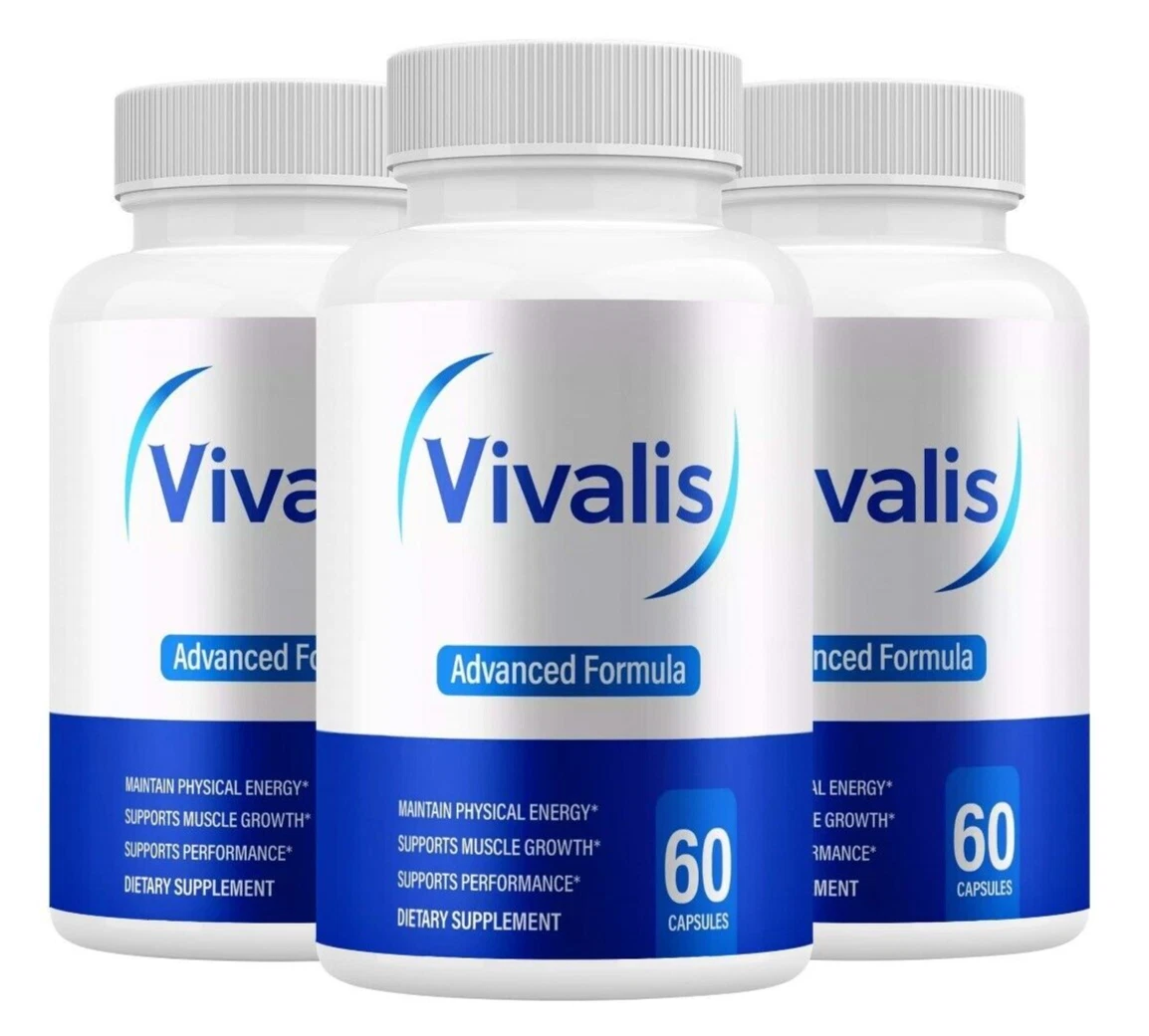 Vivalis for Men ed, Male Health Pills to Boost Energy & Vitality (3 Pack)