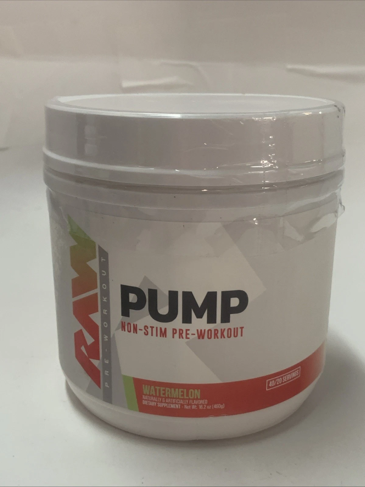 Raw Pump Non Stim Nutritional Supplement 40 Servings 470 Grams Exp 08/26