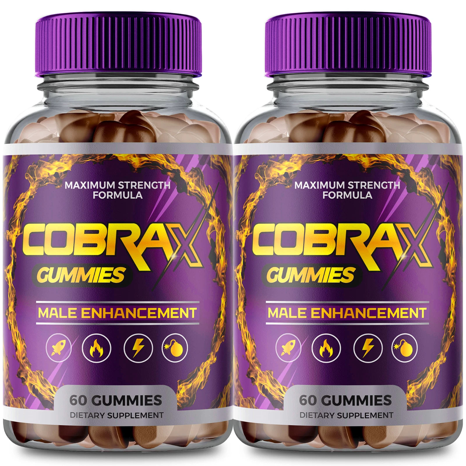 CobraX Gummies for Men - Official Formula (2 Pack)