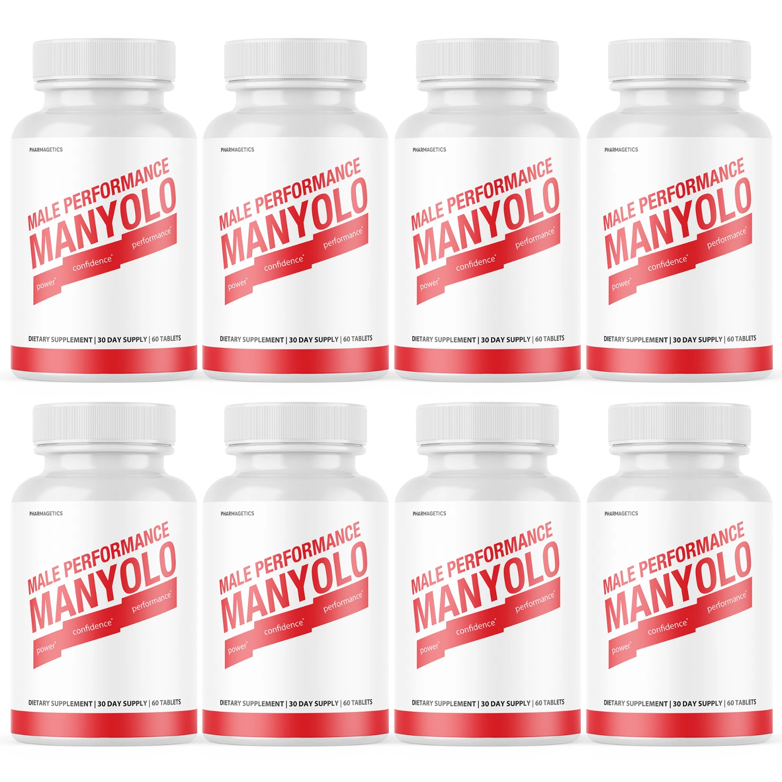 Manyolo Tablets For Men Advanced Performance Supplement - 8 Bottles