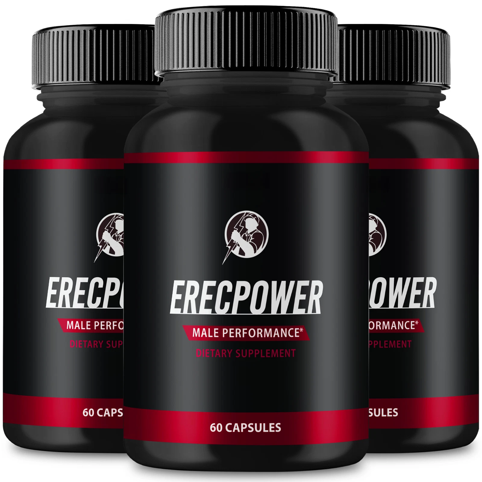 (3 Pack) Erecpower HGW Capsules Men Supplement Men Health Support (180 Capsules)