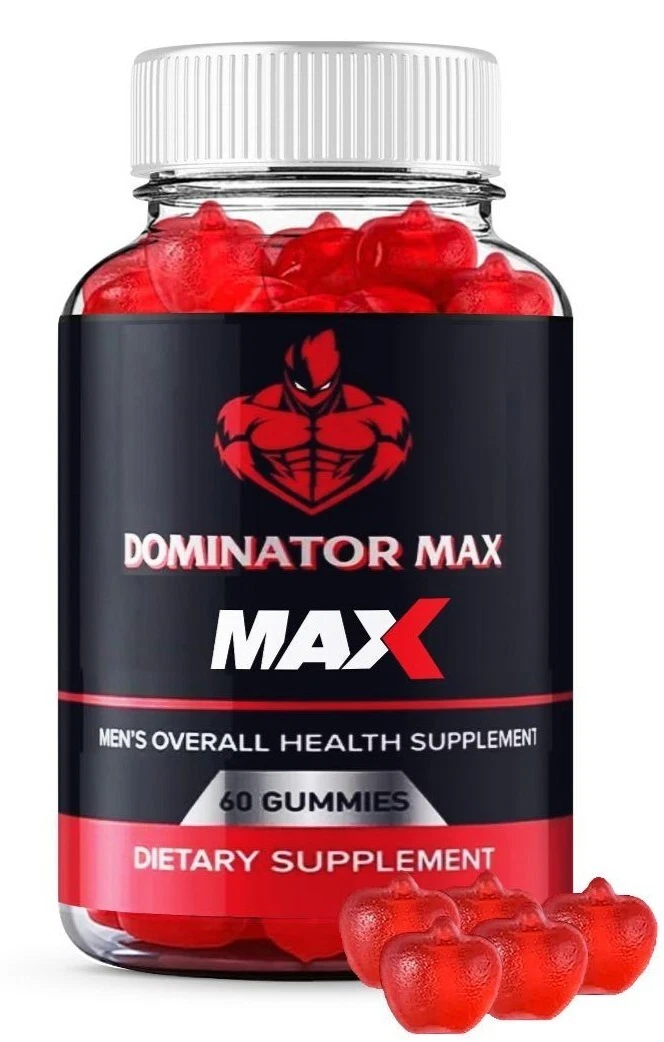 (1 Pack) Dominator Max MAX Gummies Daily High Drive, Dominator Maxx MAX