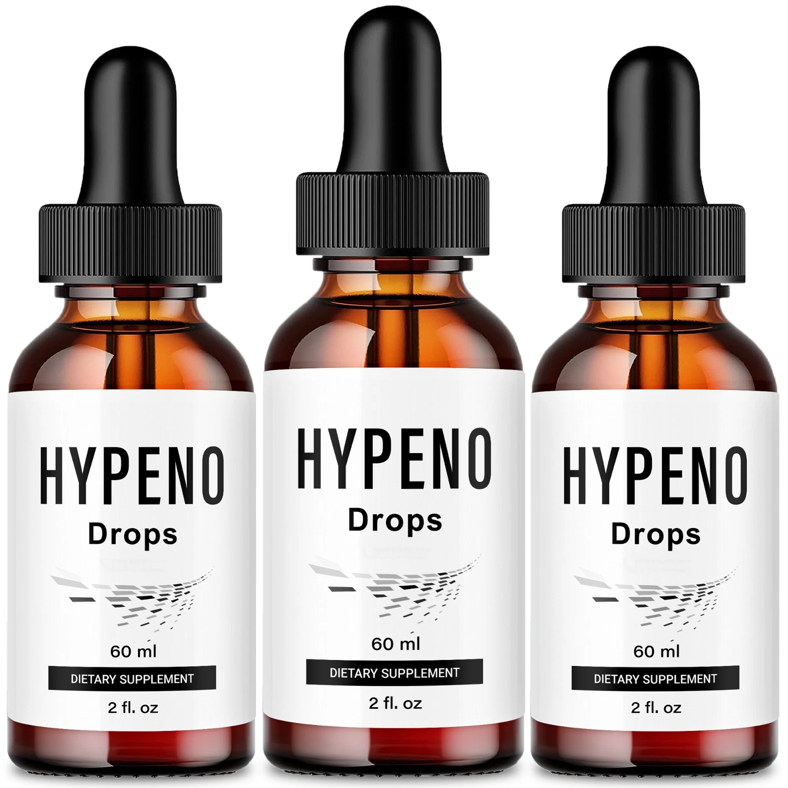 (3 Pack) Hypeno Drops - Healthy Blood Sugar Support Supplement Drops - 60 ML