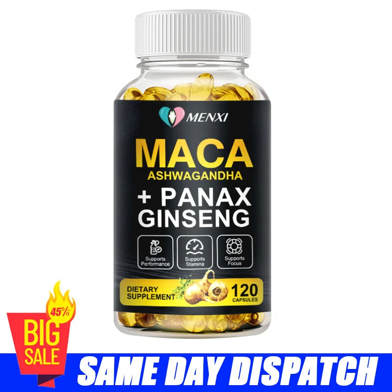 10000mg Maca Root Capsules Vegan Pills Peruvian Maca Extract for Men & Women