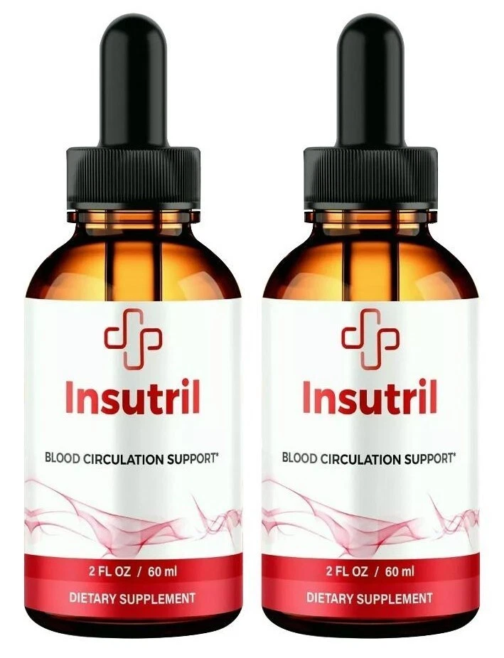 (2 Pack) Insutril Drops, Insutril Drops for Blood Sugar & Pressure Support