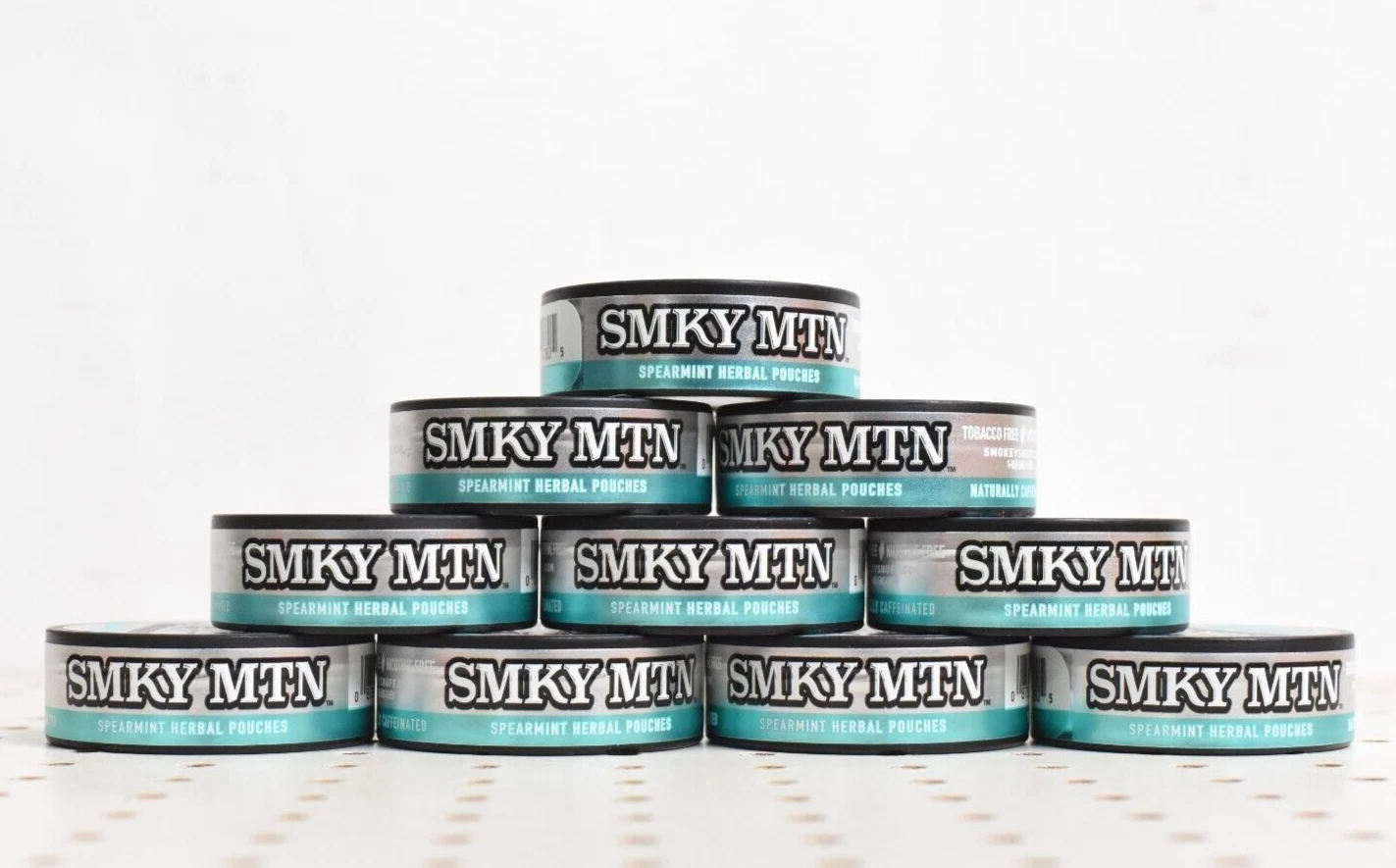 Lot of 10 Smokey Mountain Tobacco & Nicotine Free Herbal Packs - Spearmint