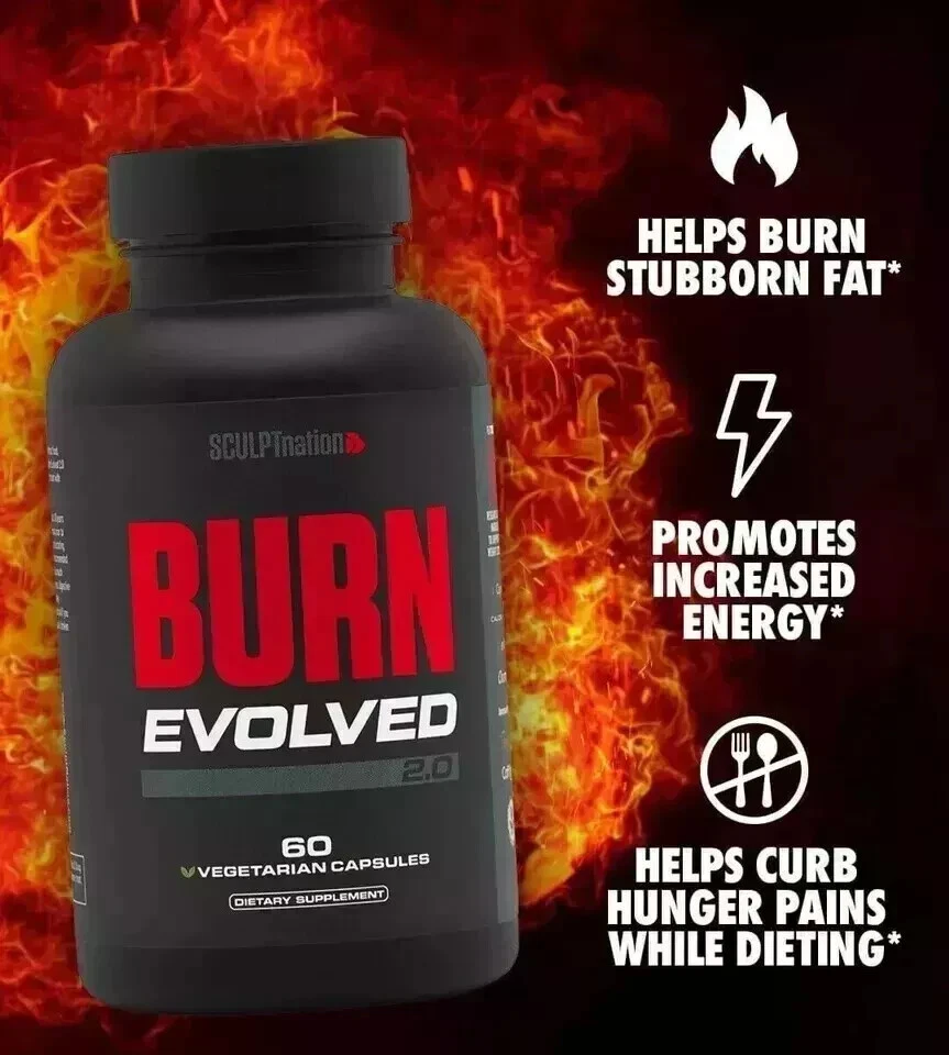 2 Pack Burn Evolved Sculptnation Fat Burner Weight Loss Hot Muscles Thermogenic