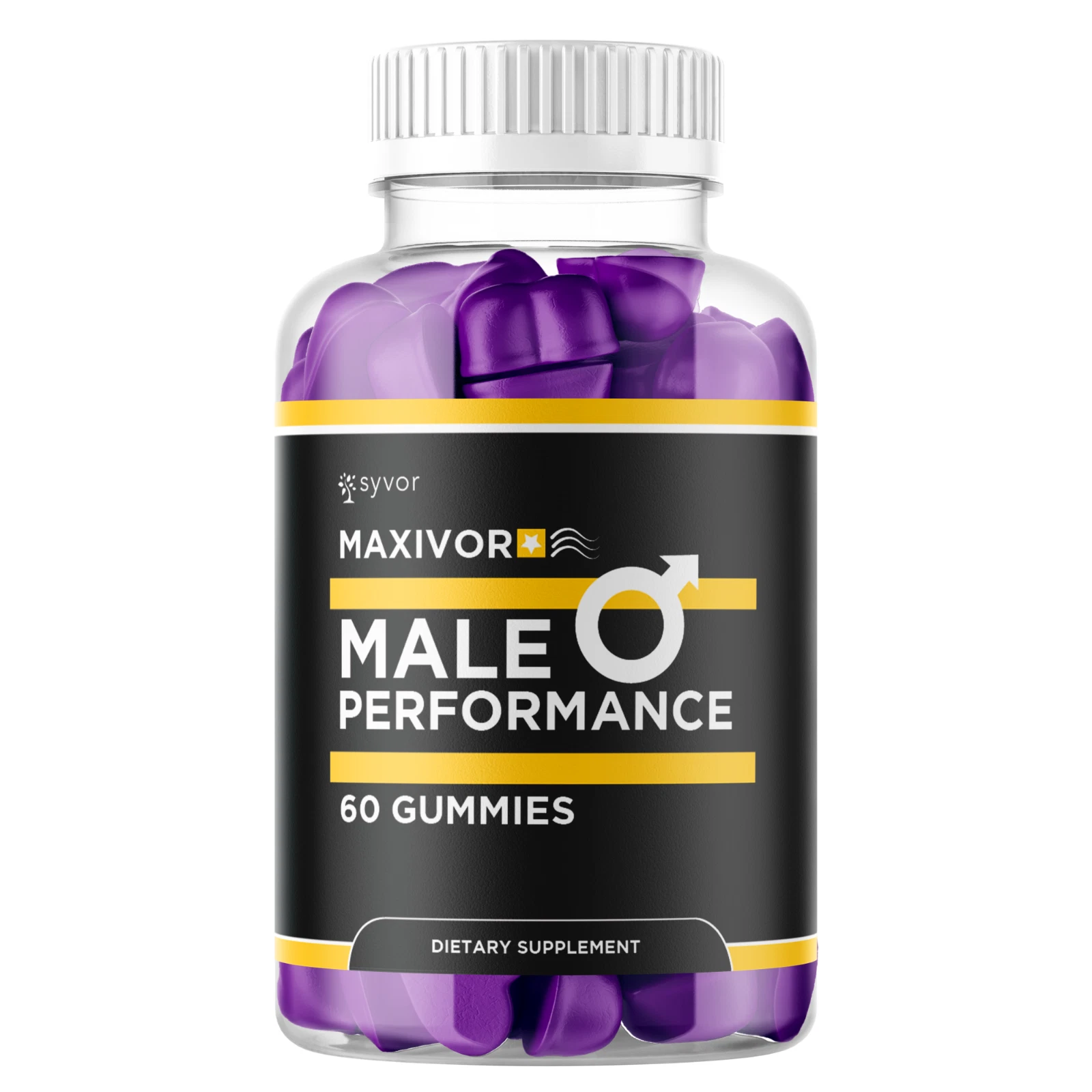 Maxivor Gummies for Men Maximum Strength Formula Vitamin Supplement 60 Gummies