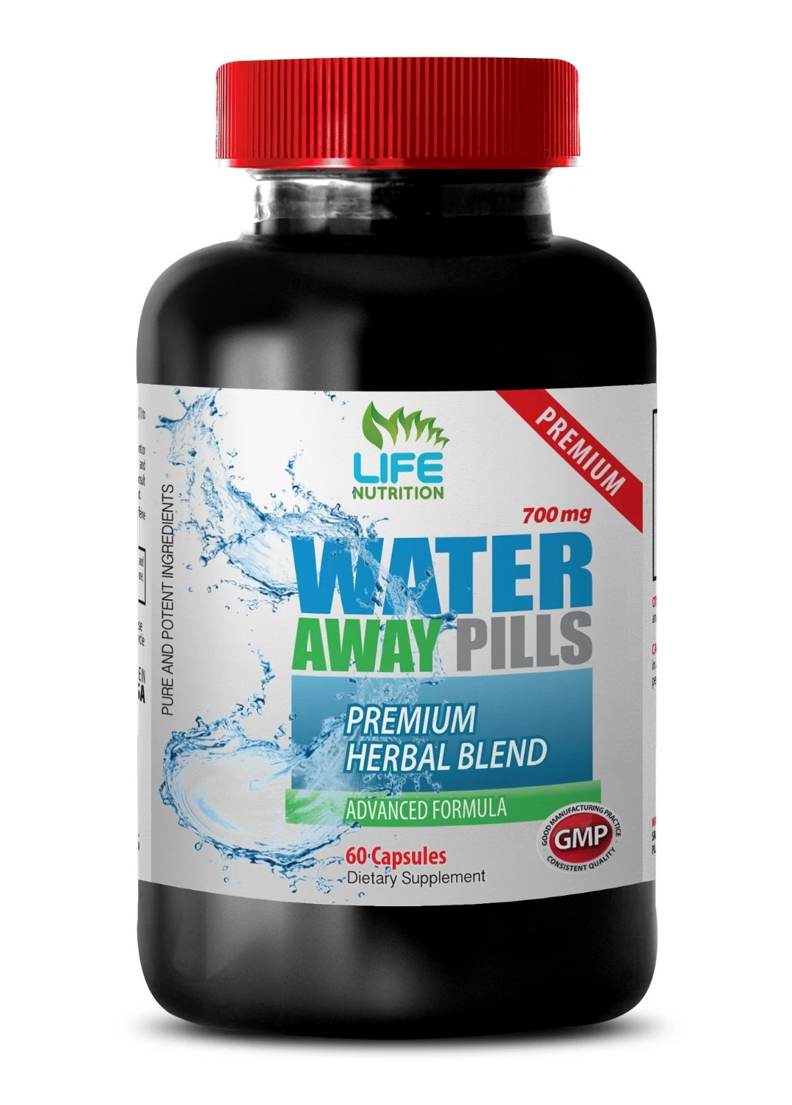 vitamin b diuretic - WATER AWAY PILLS 700mg 1 Bottle - weight loss formula