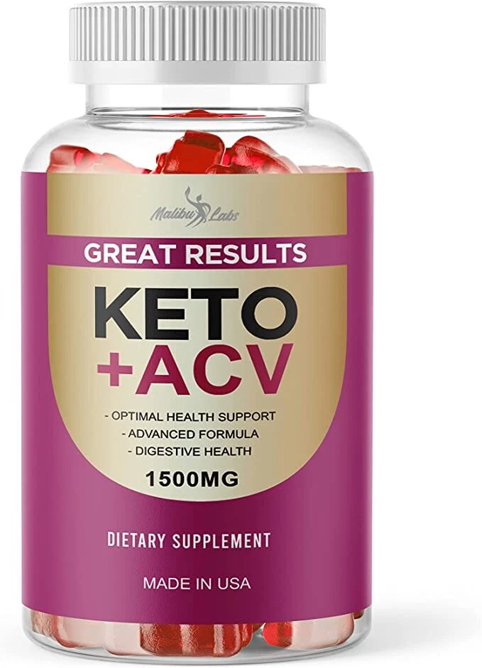 Great Result Keto ACV Gummies for Weight Loss - 1500mg , Apple Cider (1 Pack)