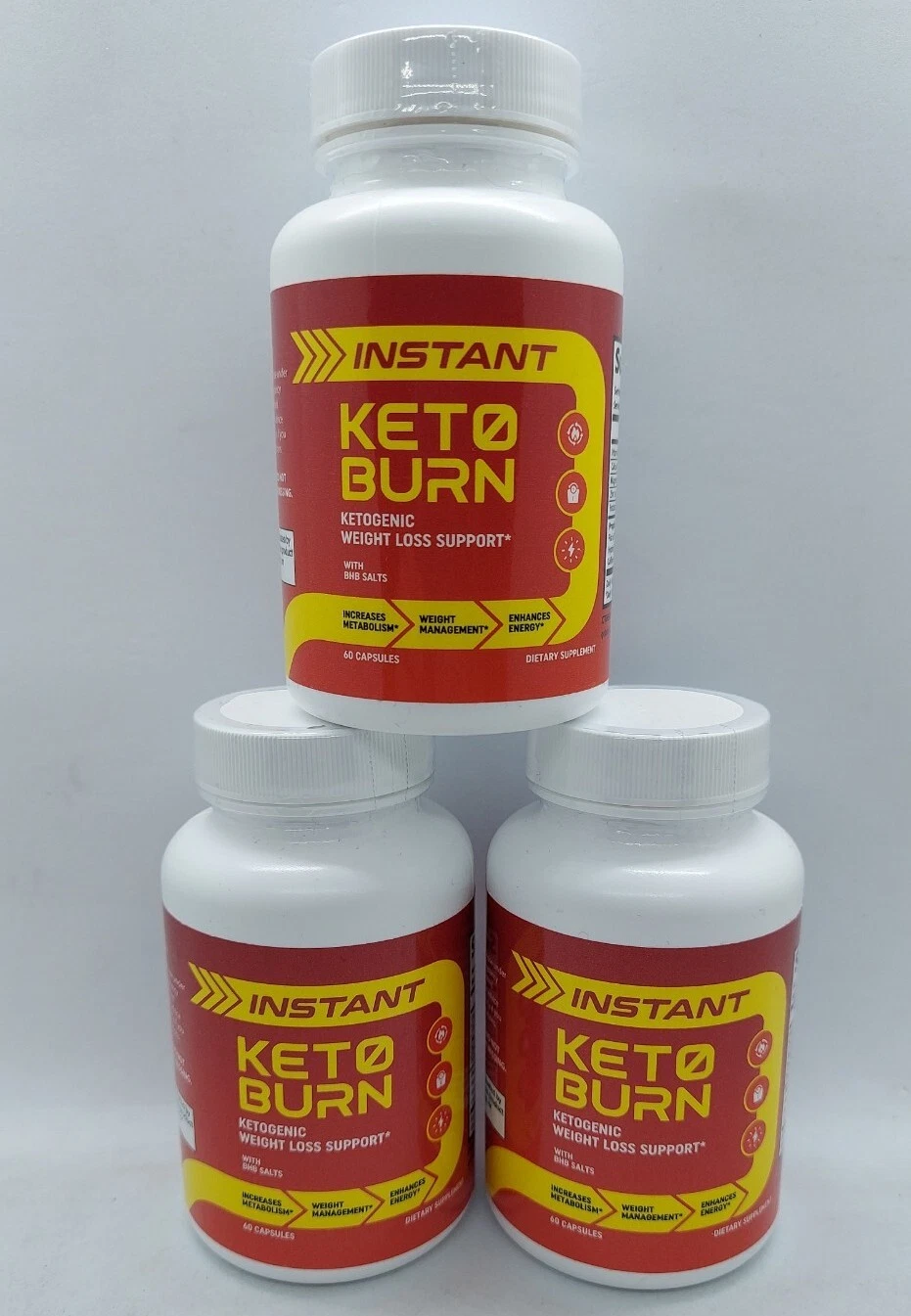 (3 Pack) Instant Keto Burn - Keto Weight Loss Supplements for Weight Management