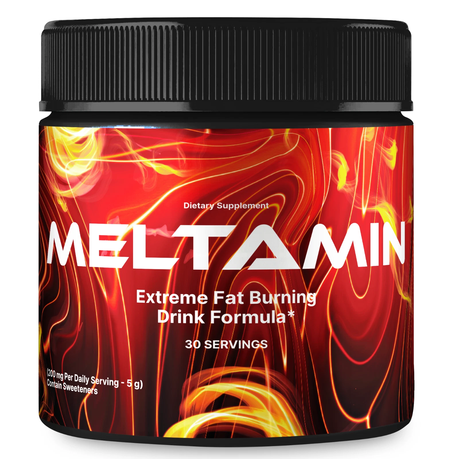 (1 Pack) Meltamin Powder - Official Meltamin Energy Support Supplement Powder