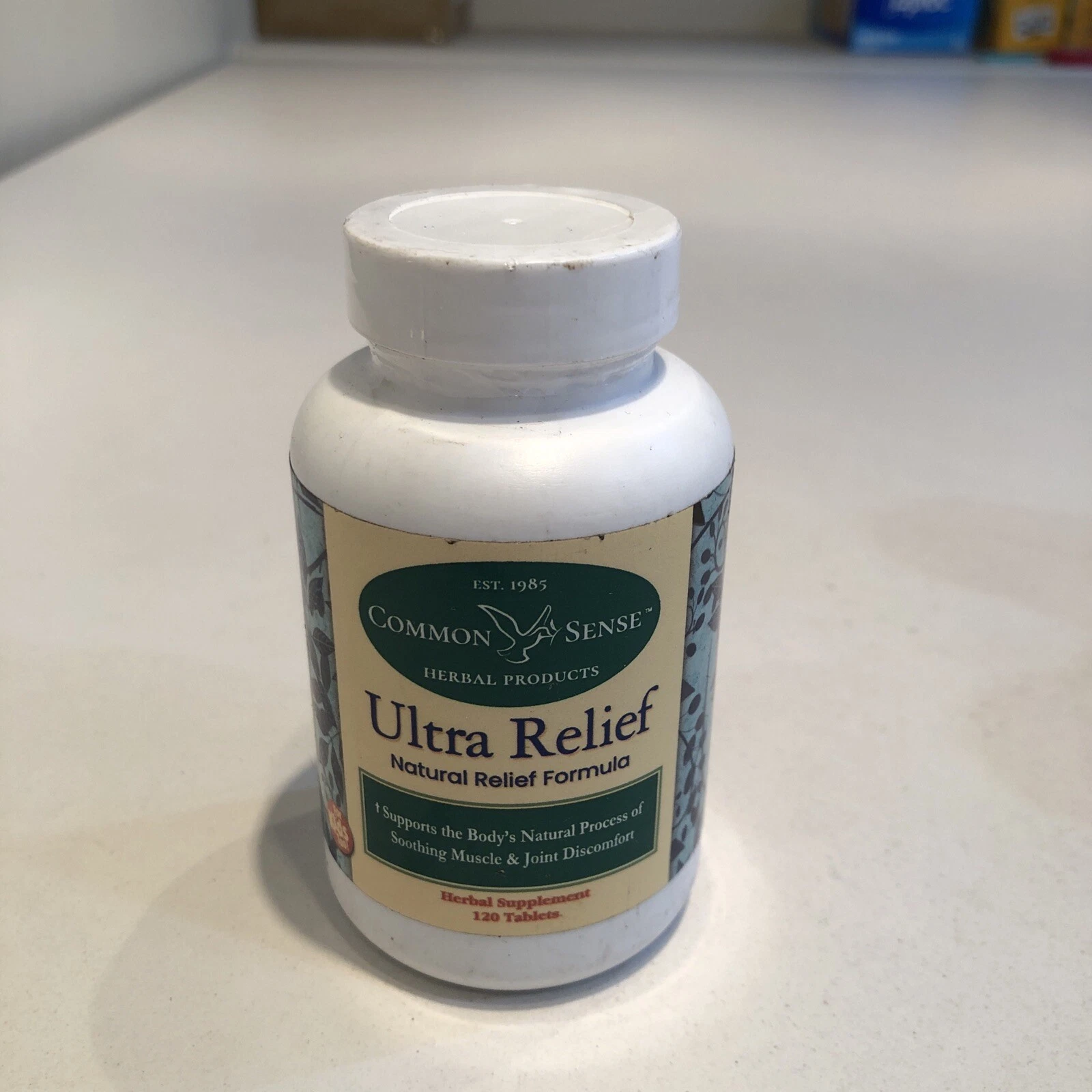 Common Sense Herbal Products Ultra Relief Formula 120 Tablets