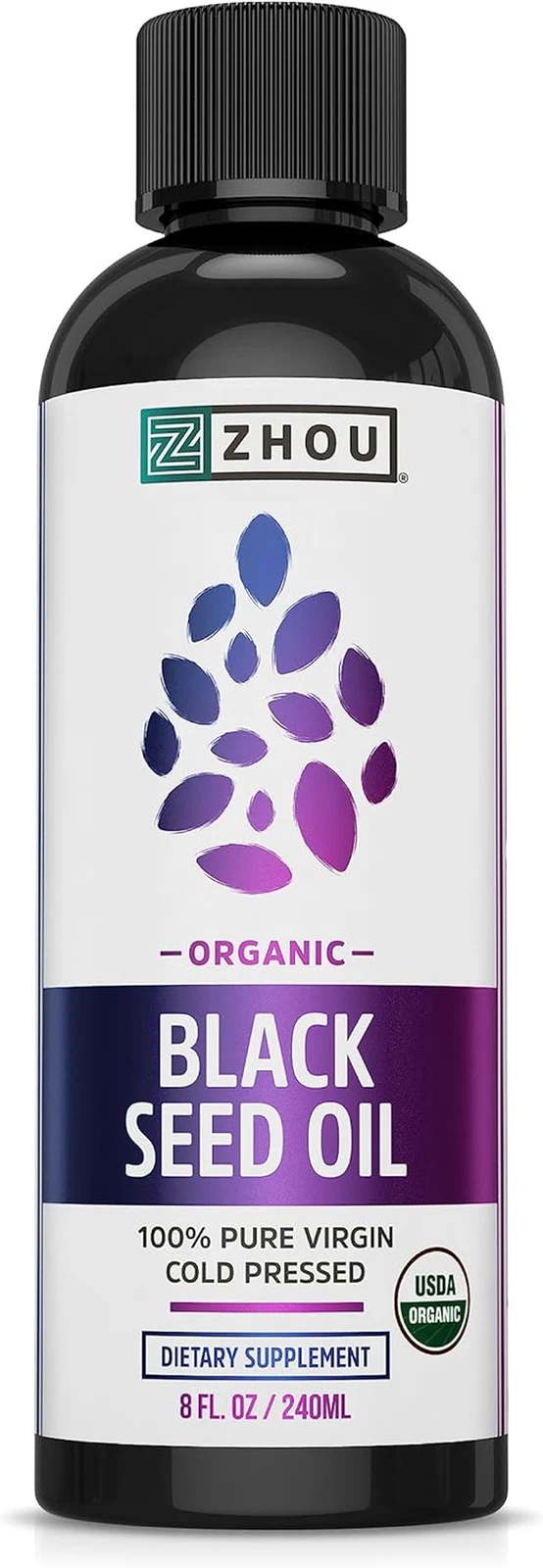 Organic Black Seed Oil | 100% Virgin Cold Pressed Omega 3 6 9 | Super Antioxi...
