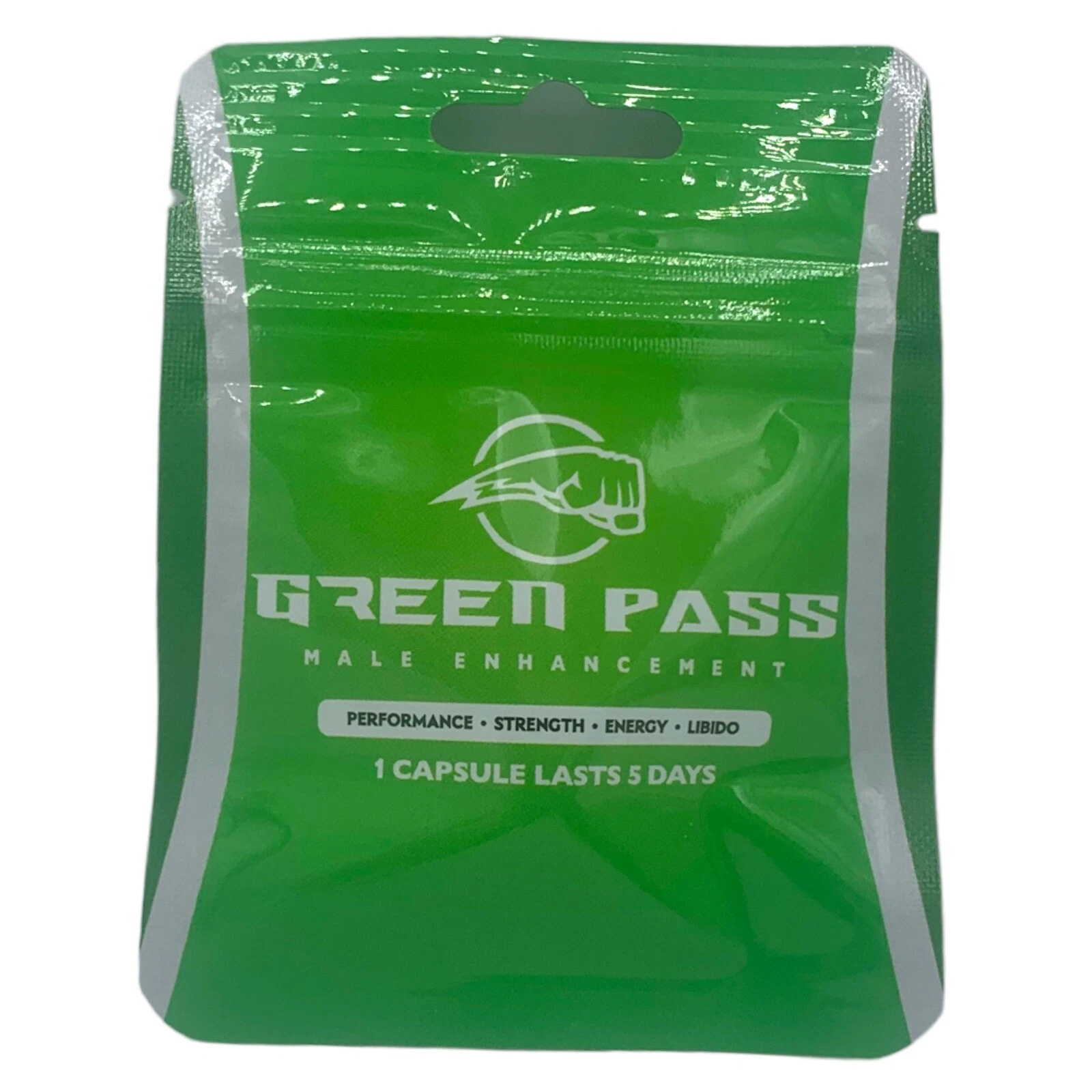 Green Pass Fast Acting Male Performance Enhancement Supplement 5 Pills