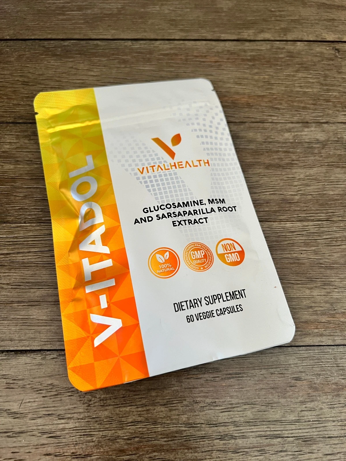 Vital Health Adaptogens V-ITADOL The comfort and Mobility MSM Supplement