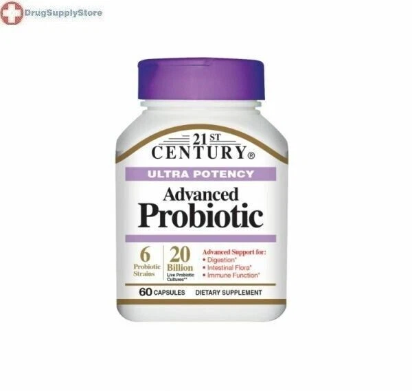 21st Century Ultra Potency Advanced Probiotic Caplets 60 ea