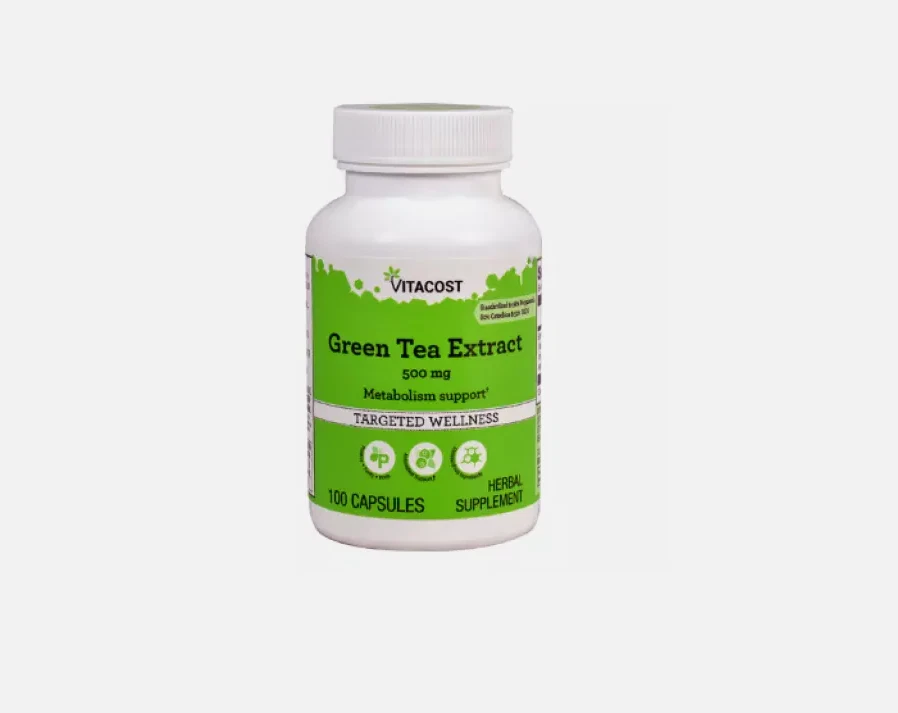 Vitacost Green Tea Extract Standardized 500 mg 100 Capsules