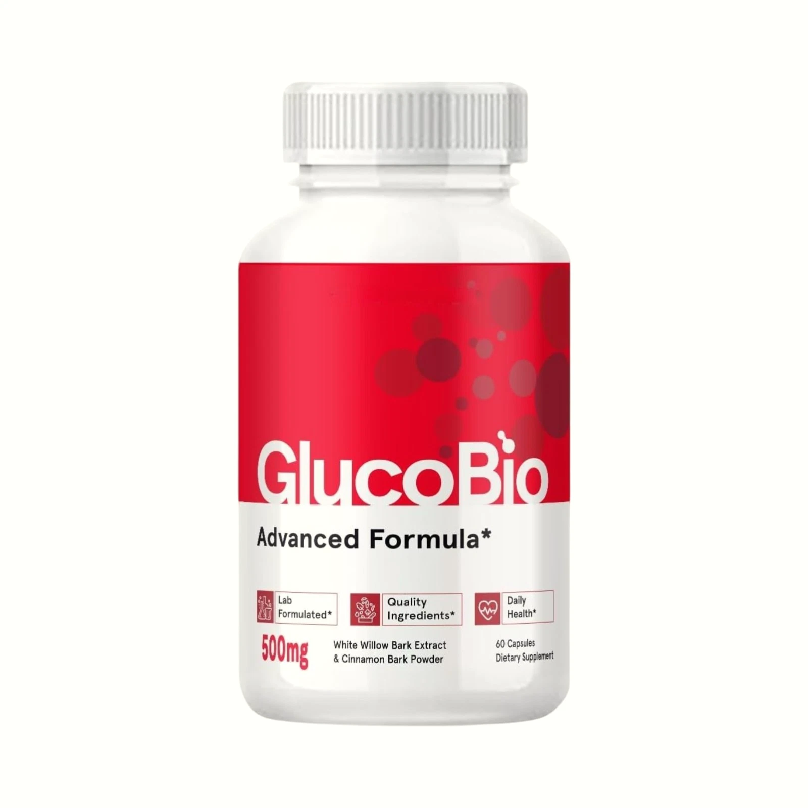 Gluco Bio Capsules, GlucoBio Blood Health Dietary Supplement 60 Capsules