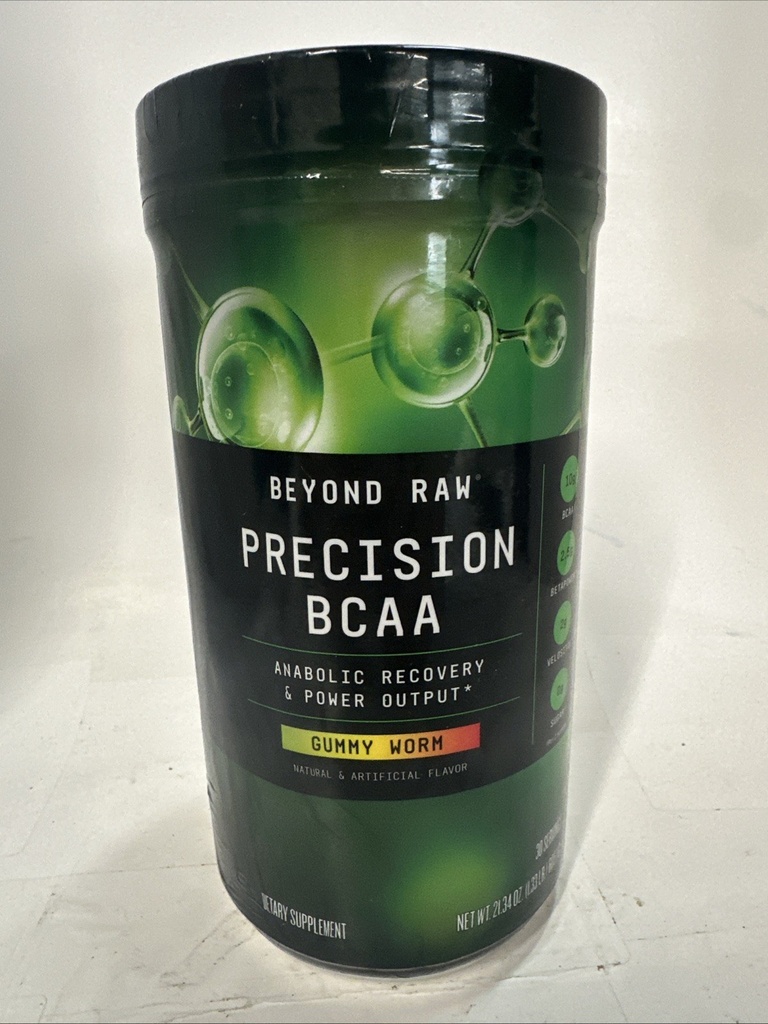 BEYOND RAW Precision BCAA: Gummy Worm - 30 Servings BB05/25