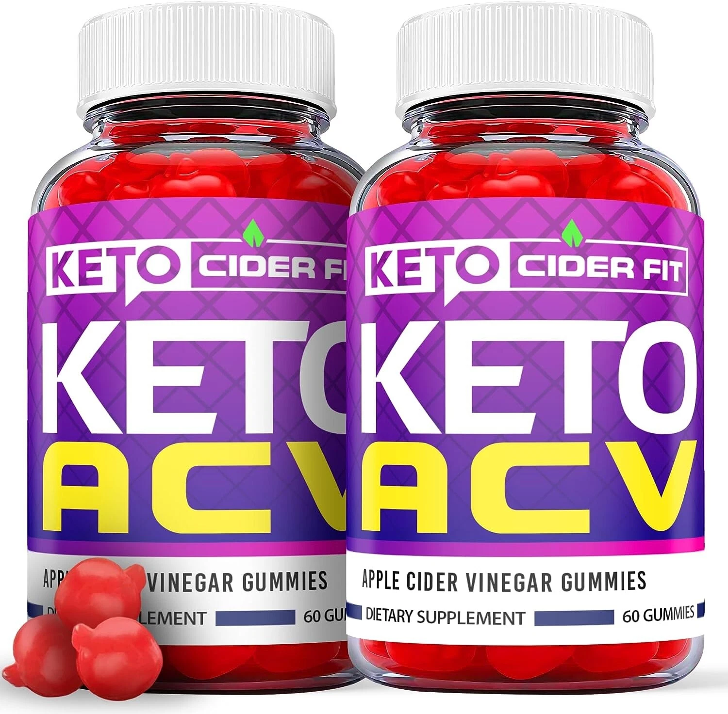 Keto Cider Fit Gummies - Keto Cider Fit ACV Gummies For Weight Loss (2 Pack)