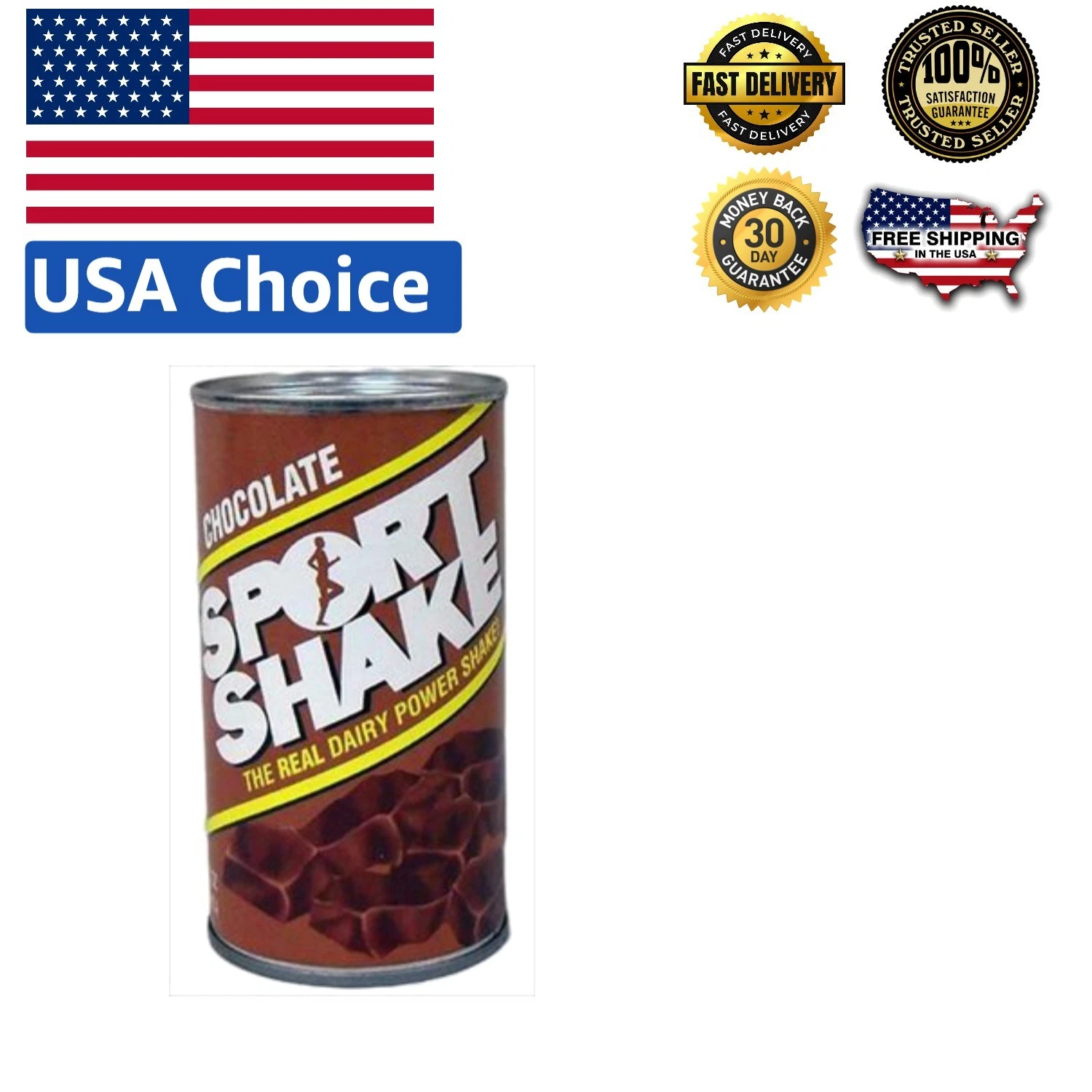 Real Dairy Chocolate Power Shake - 11 oz x 12 Cans for Post-Workout Recovery