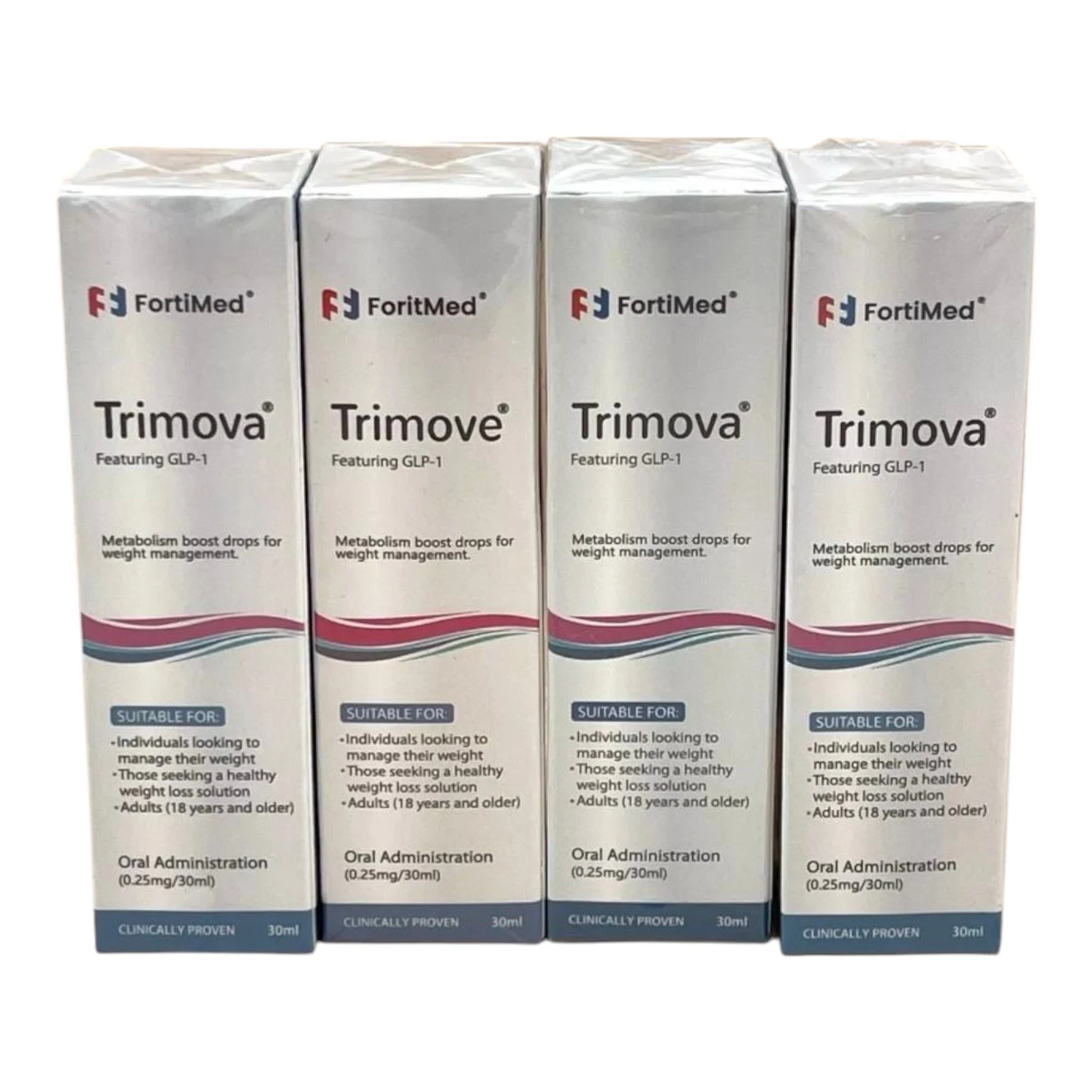 (5) FortiMed Trimova GLP-1 Metabolism Boost Oral Drops Weight Loss 30ml