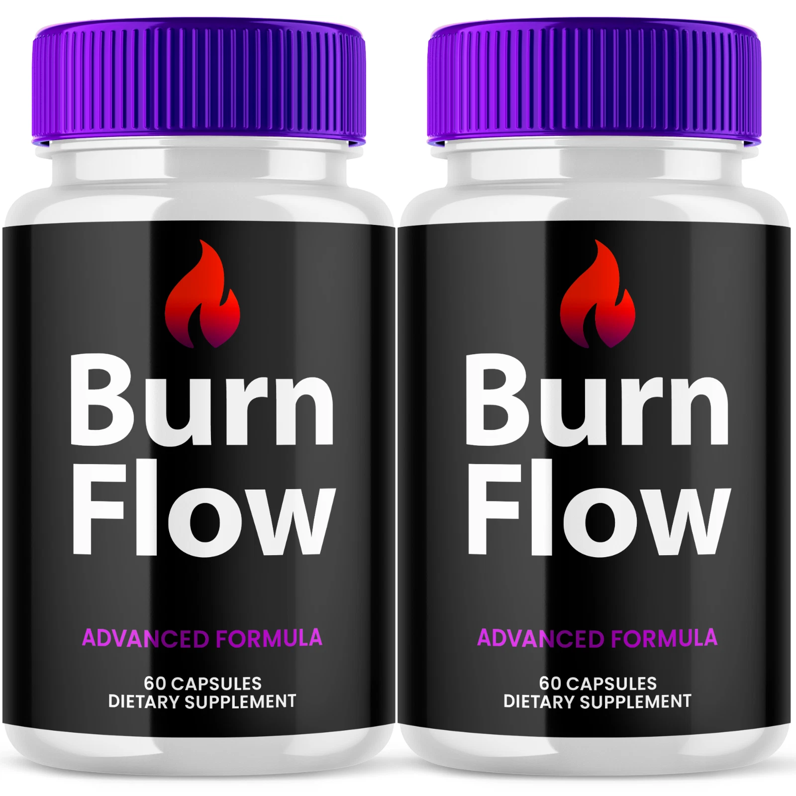 Burn Flow Advanced Formula Natural Energy & Fitness Support Vitamin 120 Capsules