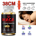 Organic Maca Root Capsules 10000mg, Peruvian Maca Extract for Men & Women 120pcs