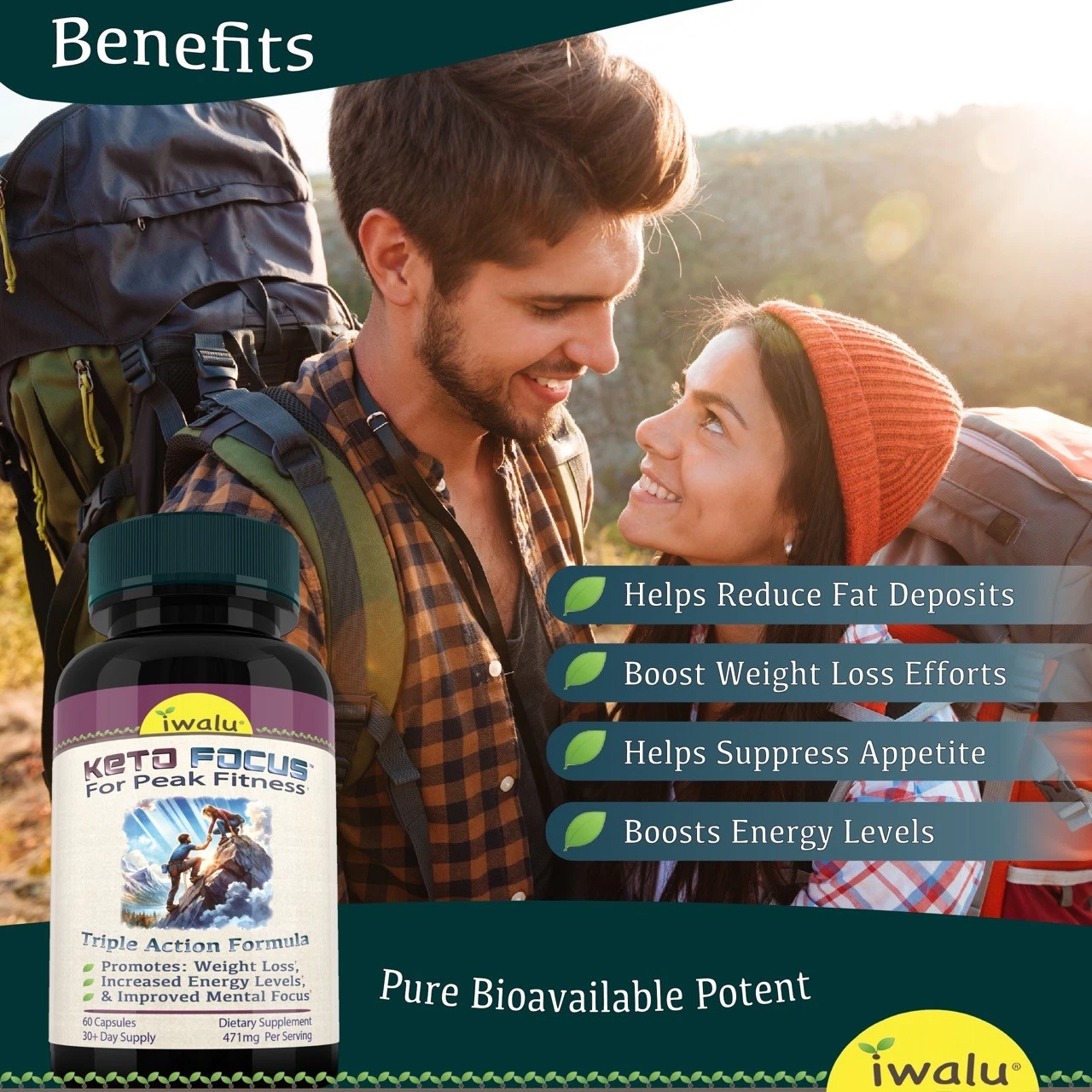 KETO FOCUS | Best Fat Burning Supplements for Men | *FAST FREE SHIPPING Same Day