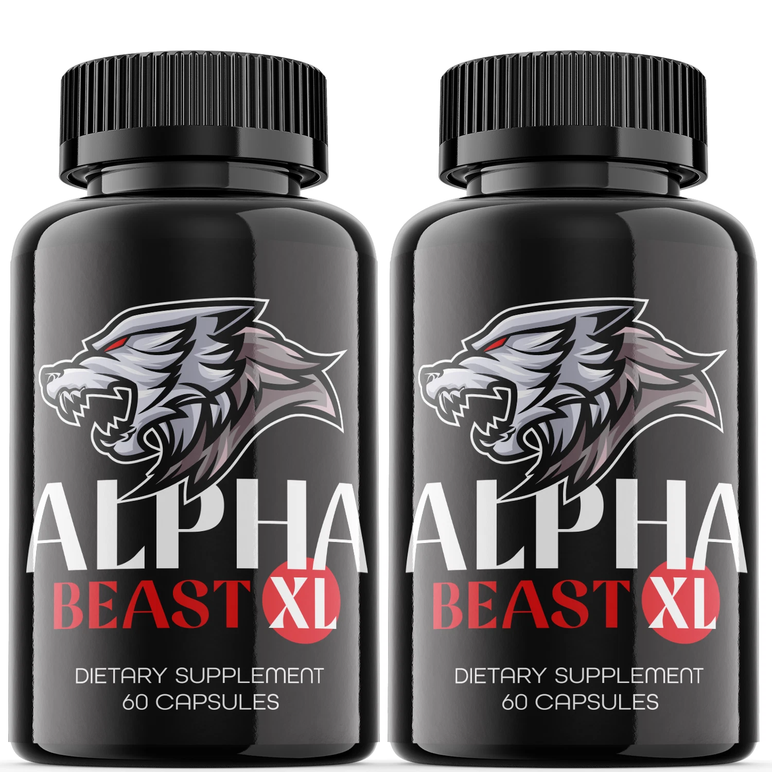Alpha Beast XL - Male Virility - 2 Bottles - 120 Capsules