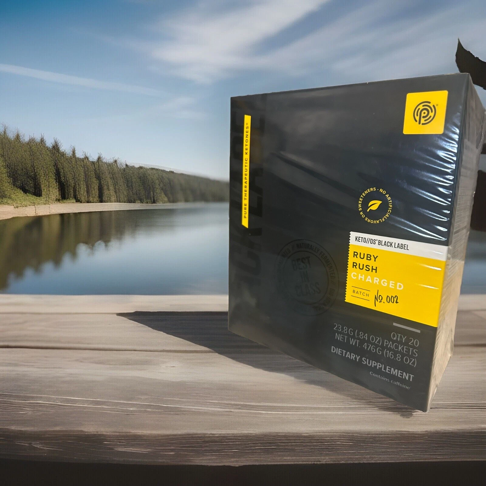 Pruvit Keto OS Rubi Rush UNLEASHED Black Label 20 Packet