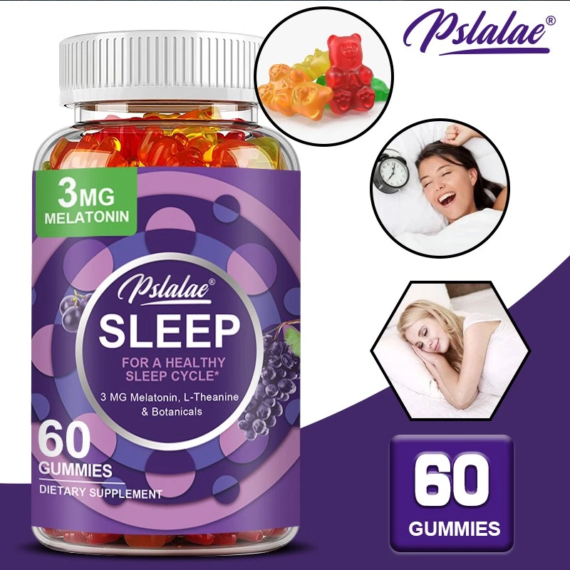 Sleep Gummies 3mg - with Melatonin - Sleep Aid Supplements,Improve Sleep Quality