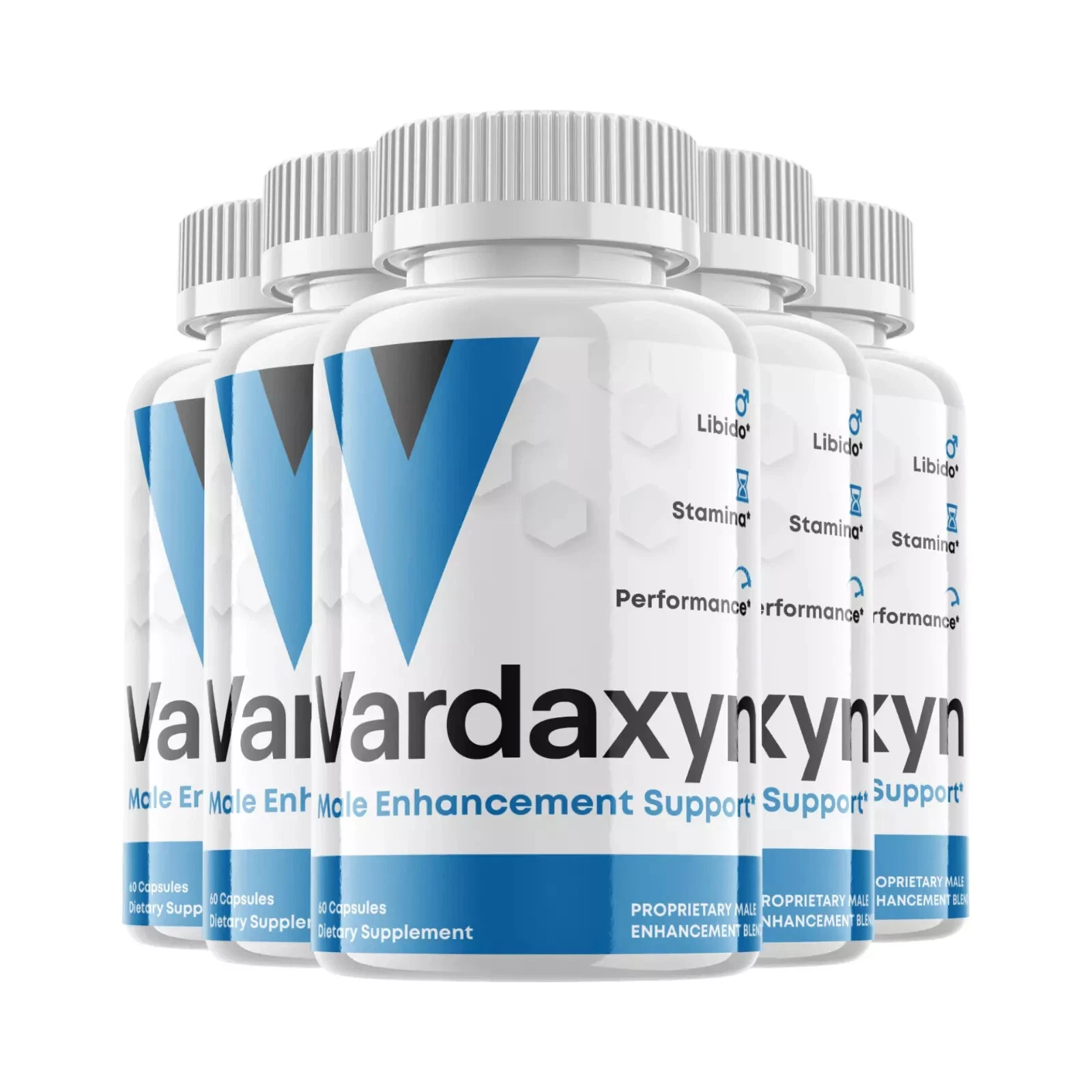Vardaxyn Male Enhancement Support Adult Dietary Supplement (300 Capsules) 5-Pack