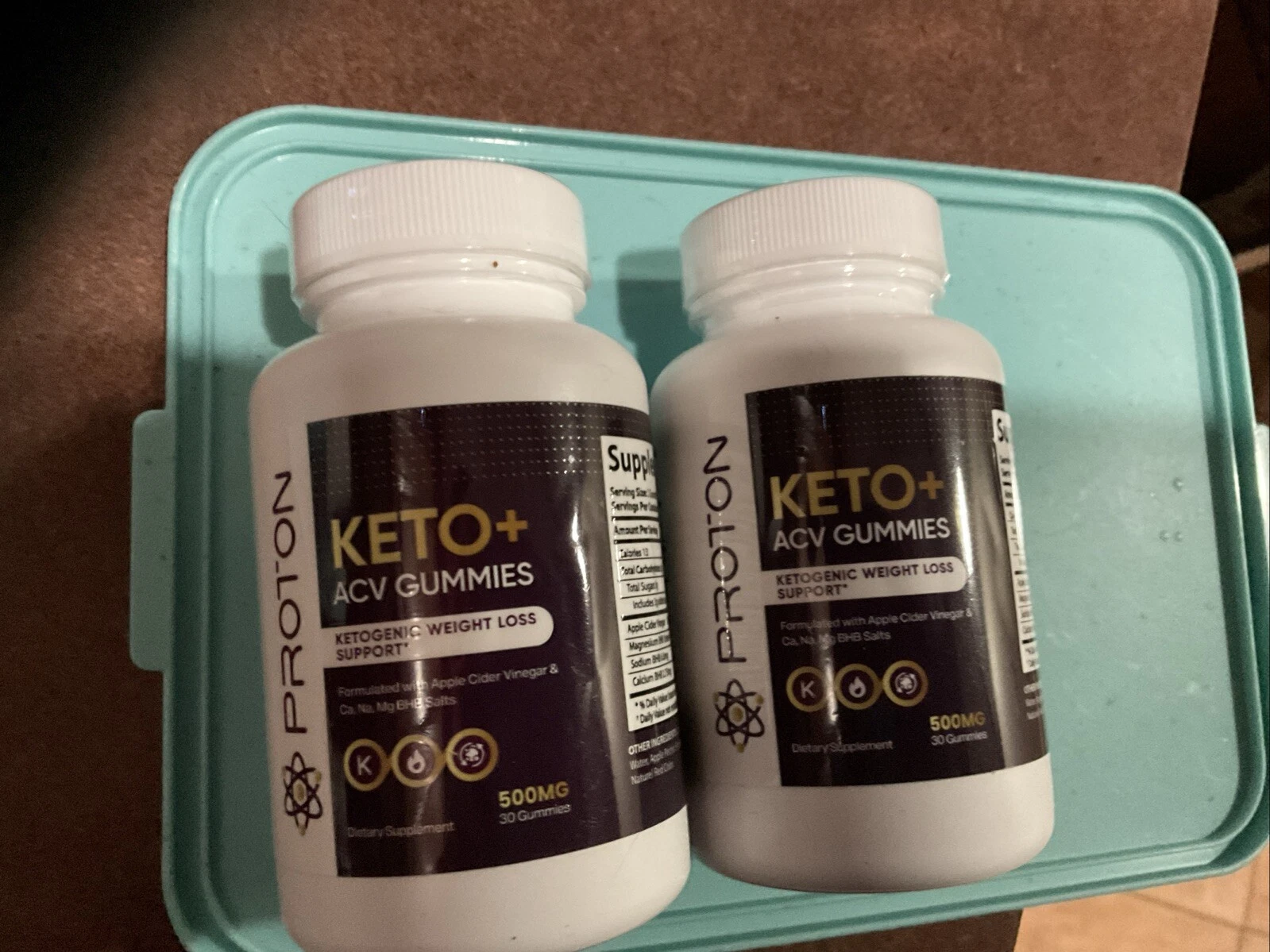 KETO+ ACV Gummies Unopened Sealed Bottle 30 Gummies 500mg.