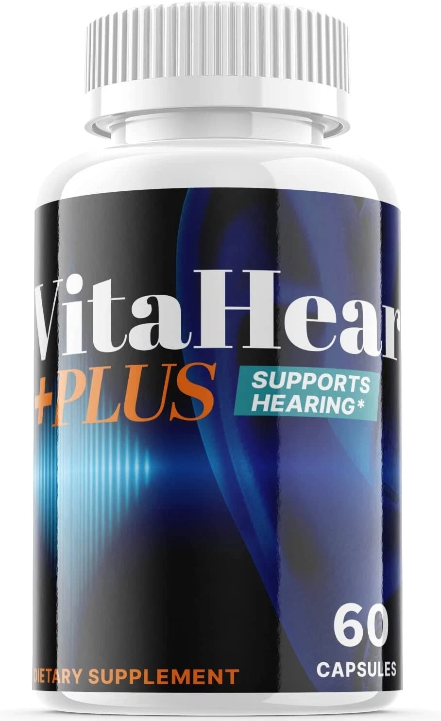 1-Vitahear Plus, Hearing Health Supplement Support for Ear Structure - 60 Pills