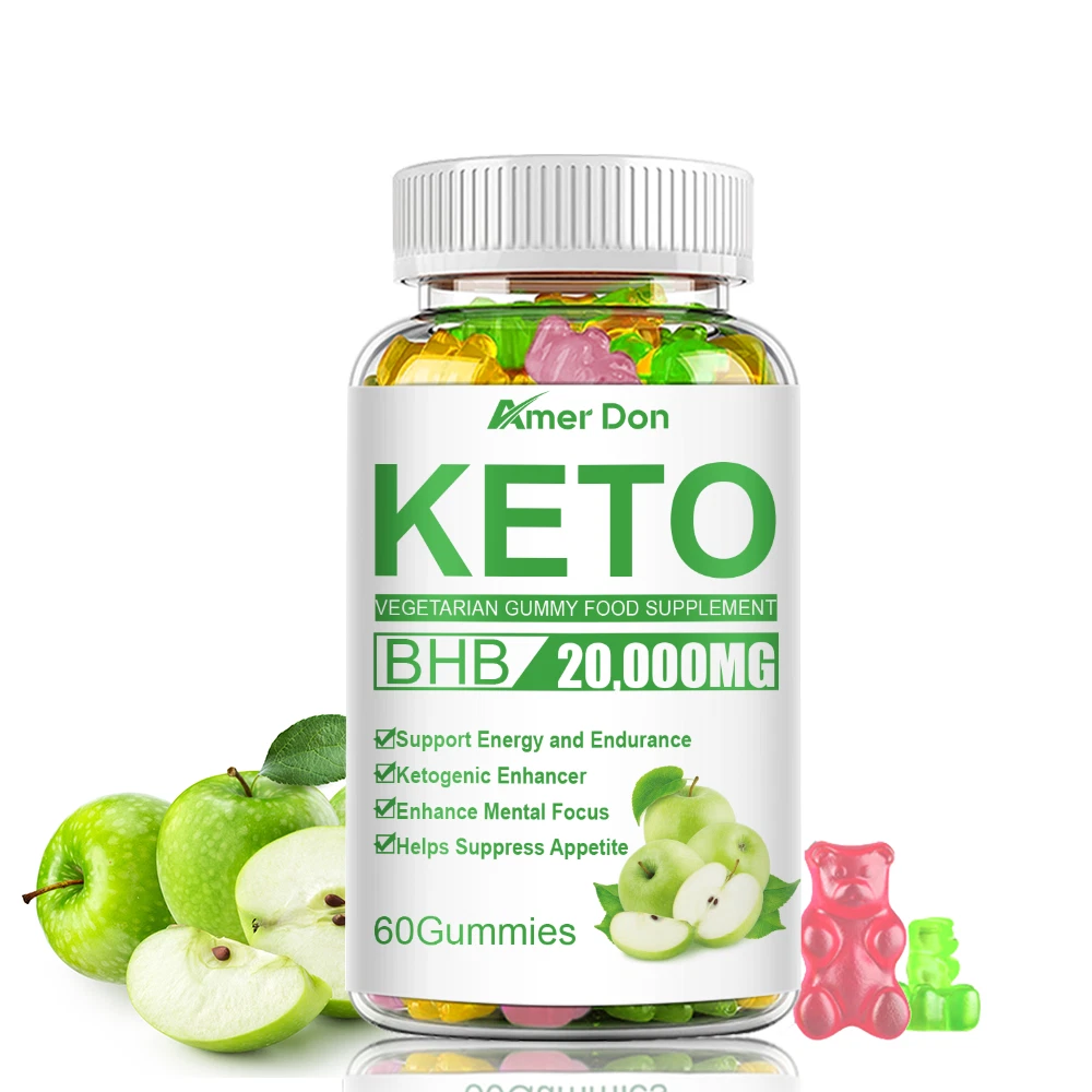 20000 mg Keto BHB gomosa pérdida de peso píldora quemador de grasa desintoxicación suplemento dietético