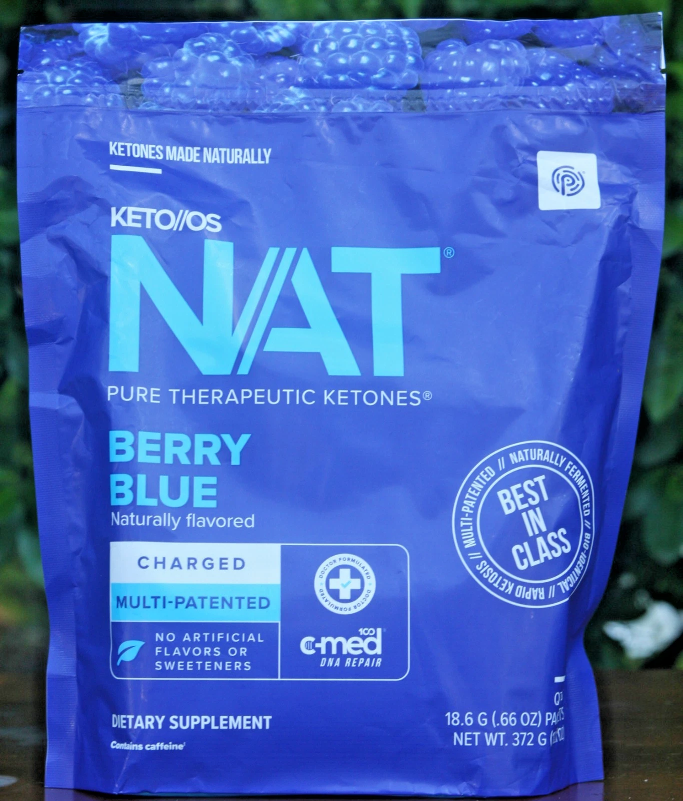 Pruvit Keto OS NAT Ketones - Charged - Berry Blue, Exp 03/26